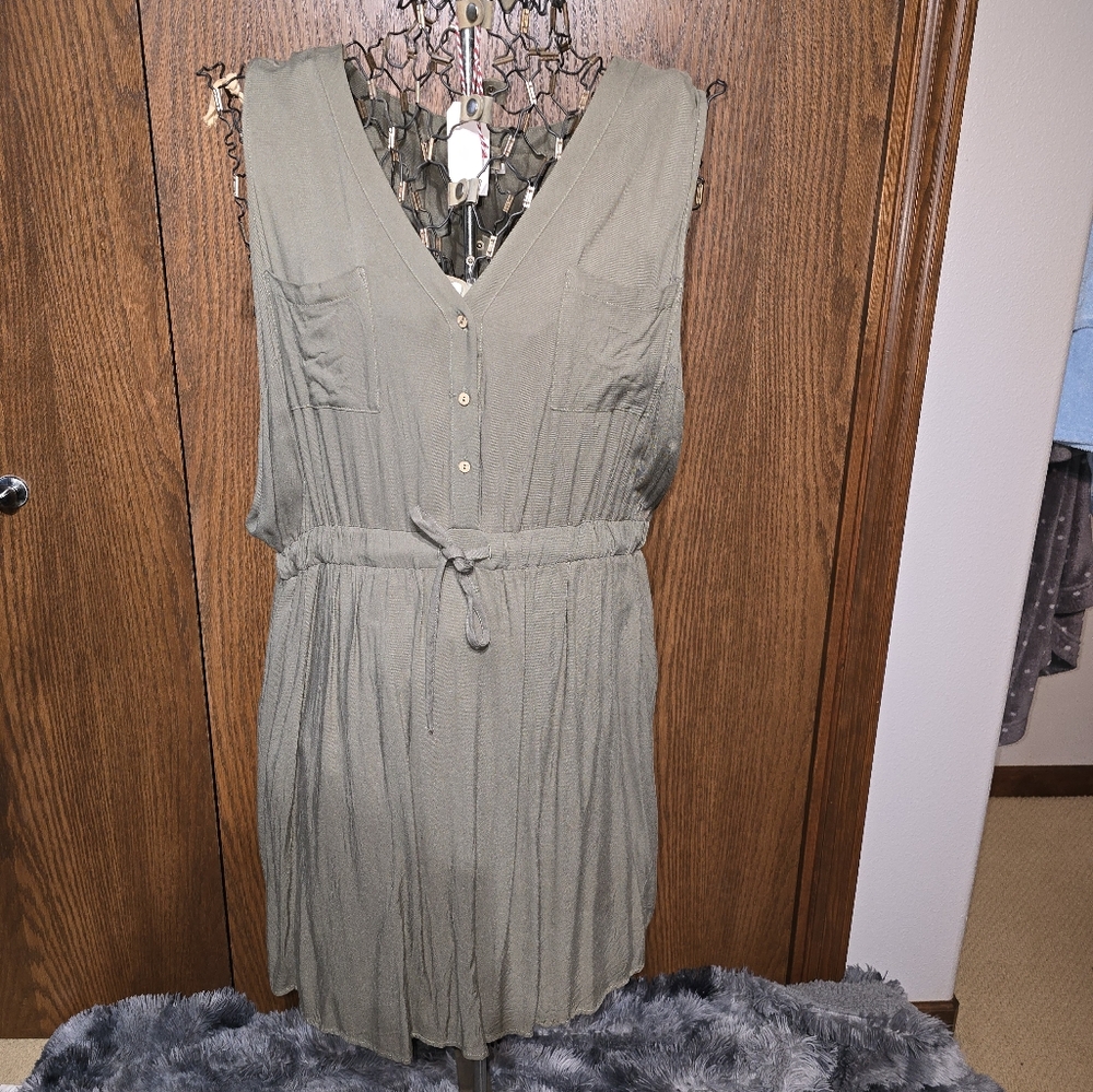 Olive green maurices dress